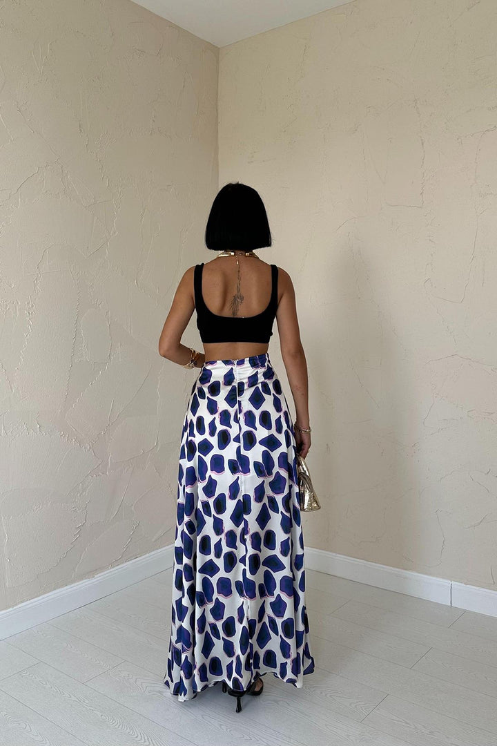 ELS Patterned Skirt - Purple - Ahrensburg