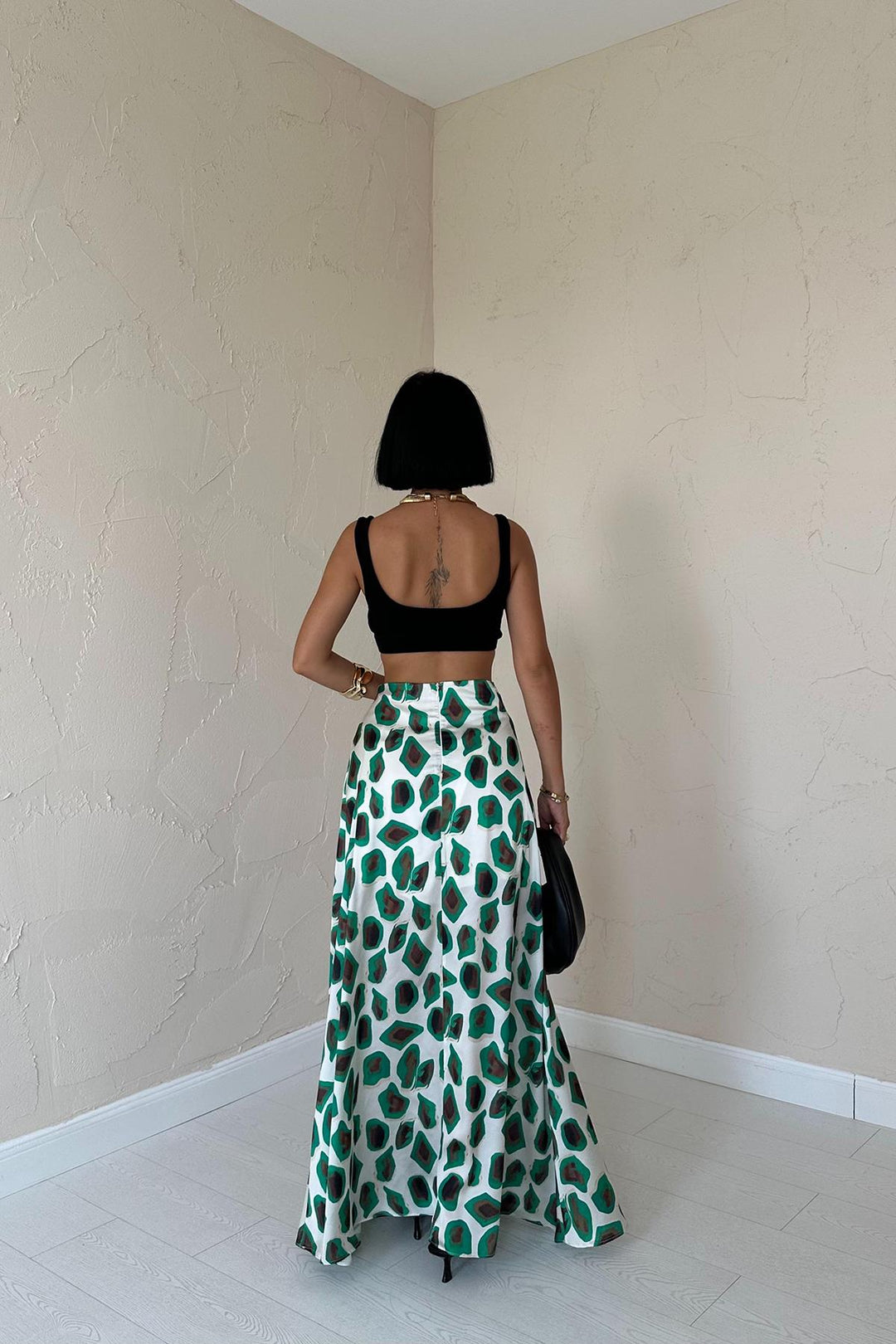 ELS Patterned Skirt - Green - Lawton