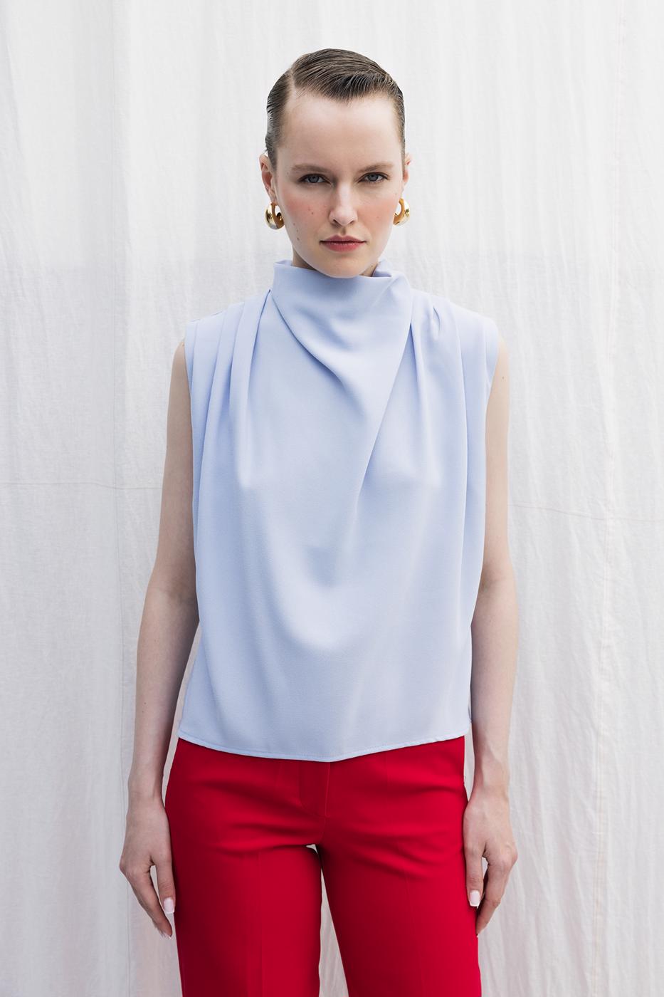 BSL Women High Collar Blouse - Hemel Hempstead