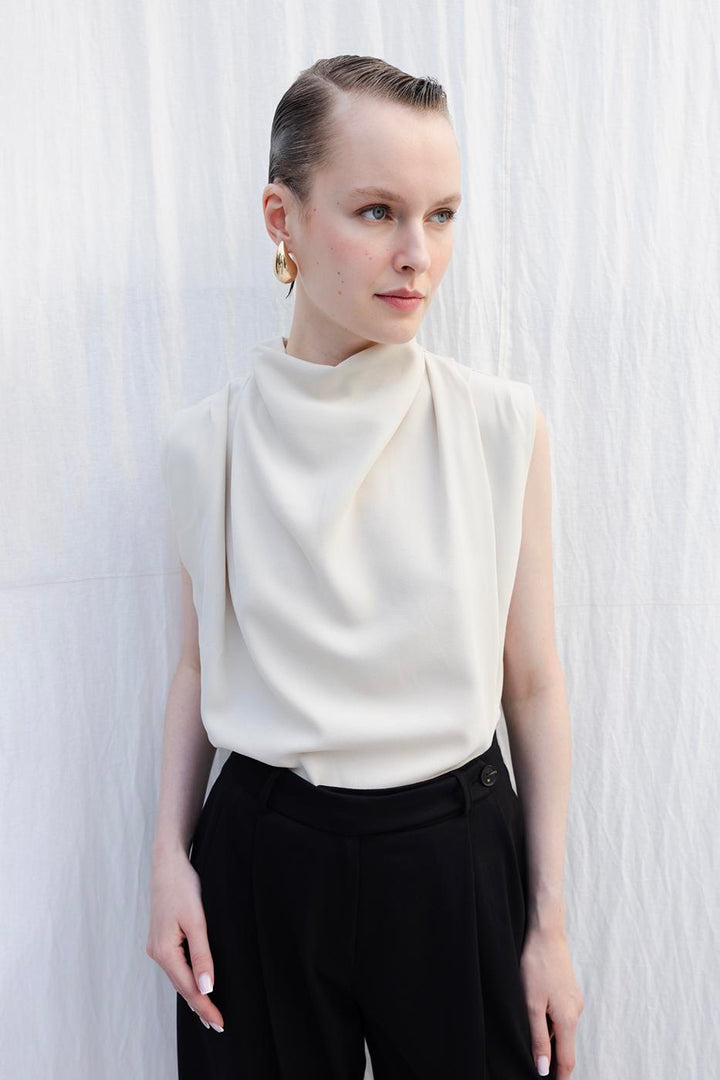 BSL Women High Collar Blouse - Tezonapa