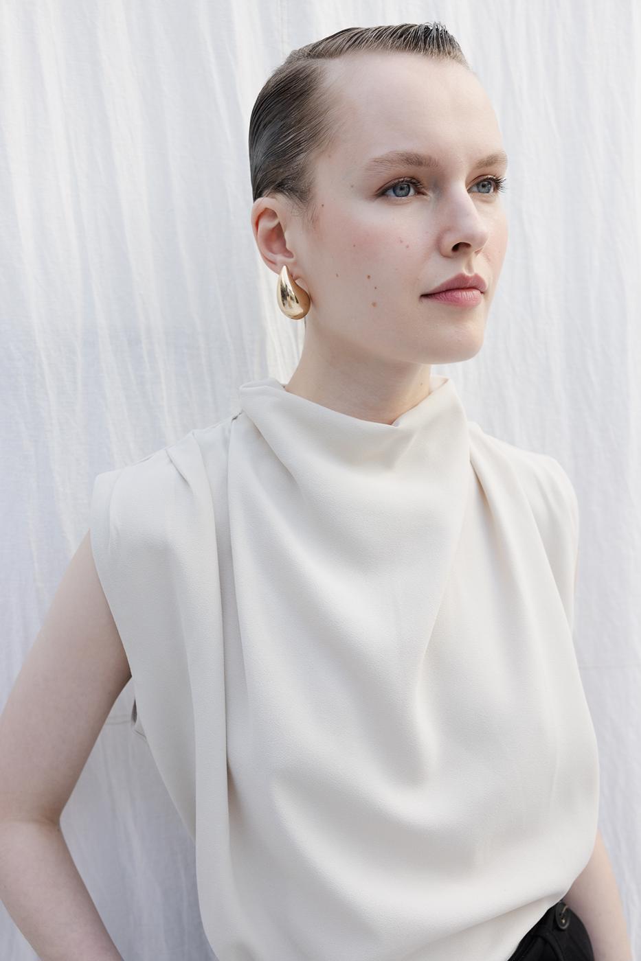 BSL Women High Collar Blouse - Tezonapa