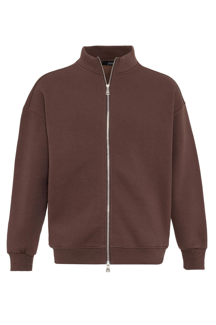ANT High Collar Double Zipper Closure Men's Sweatshirt - Boynton Beach