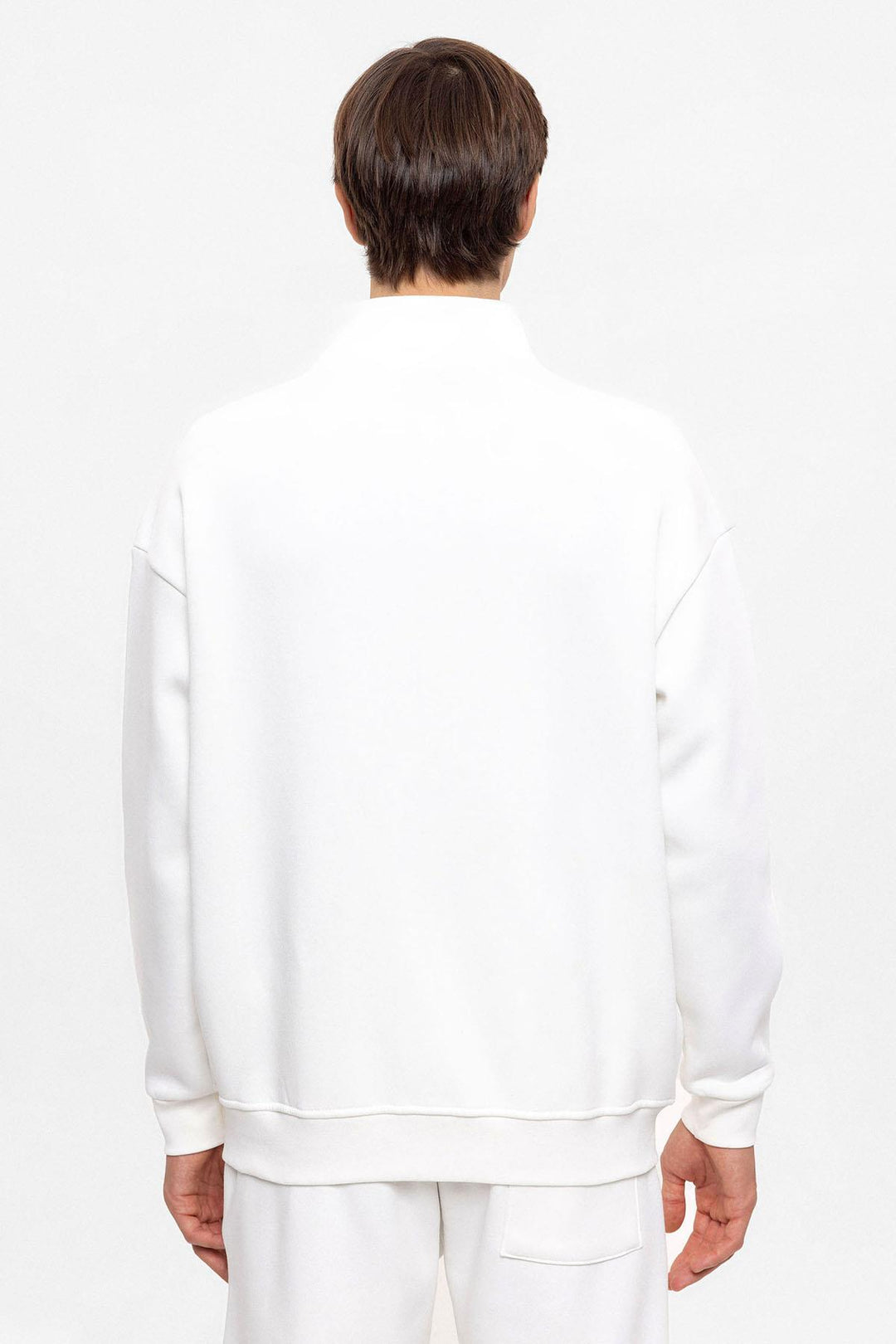 ANT High Collar Double Zipper Closure Men's Sweatshirt - Potomac