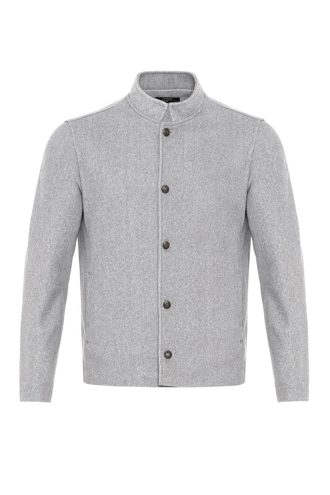 ANT High Collar Men's Cashmere Coat - Purísima de Bustos