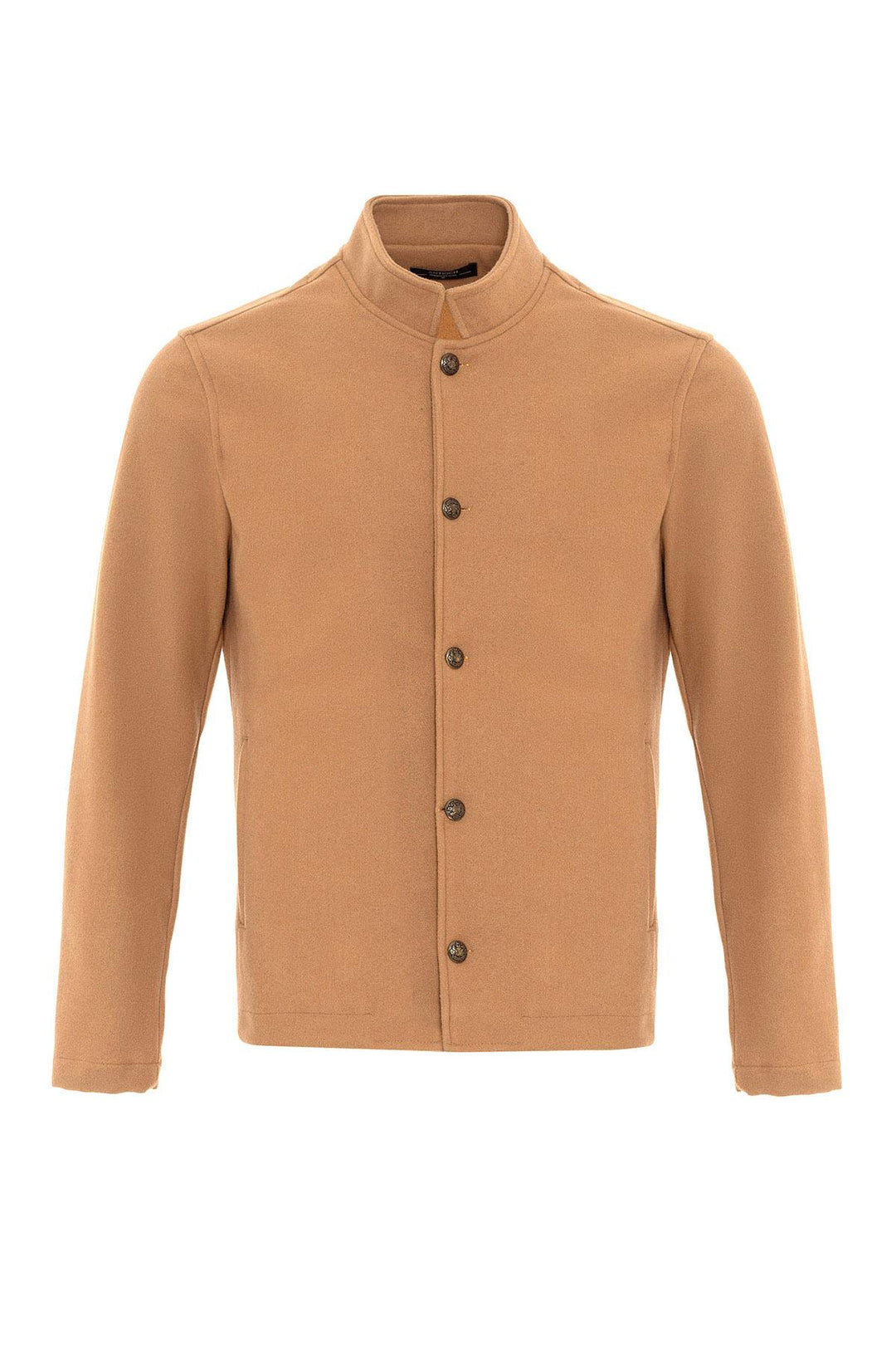 ANT High Collar Men's Cashmere Coat - Avondale