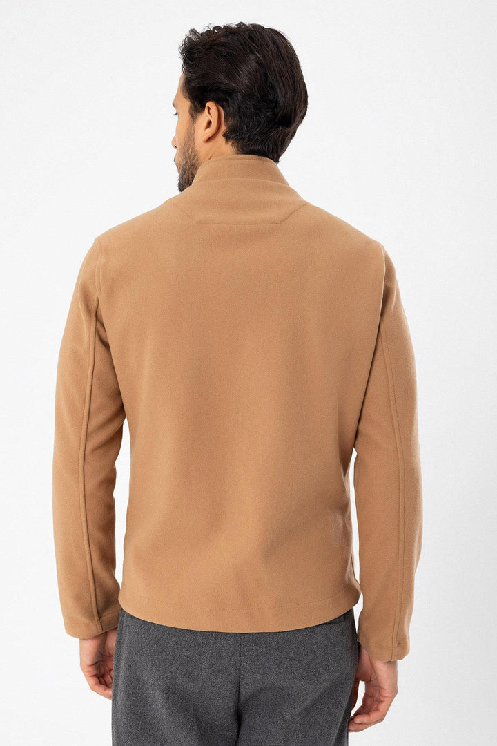 ANT High Collar Men's Cashmere Coat - Avondale