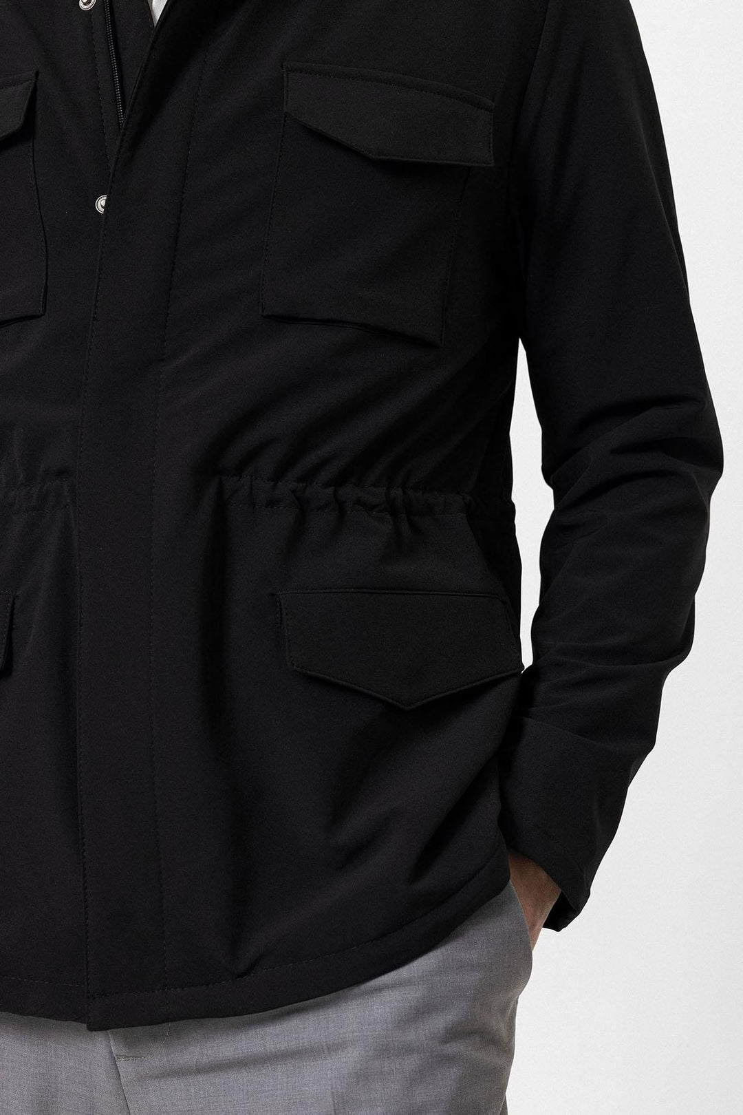 ANT High Collar Safari Men's Coat - New Britain