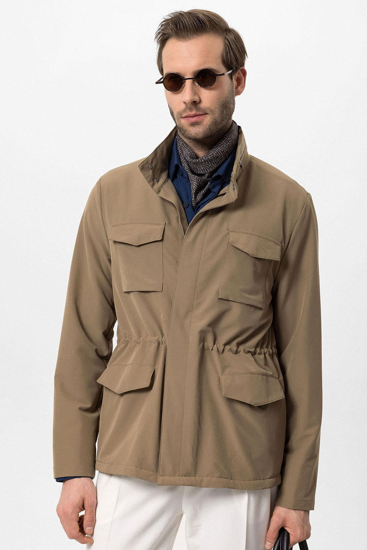 ANT High Collar Safari Men's Coat - Hobart