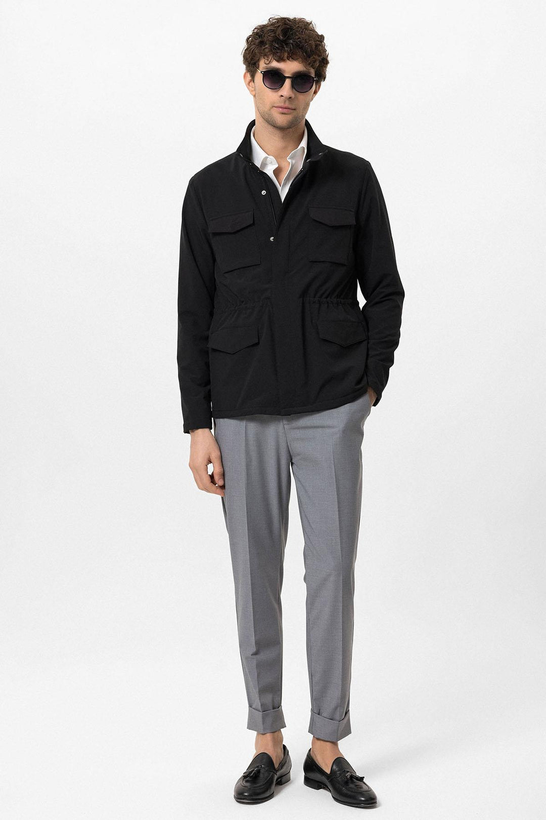 ANT High Collar Safari Men's Coat - New Britain