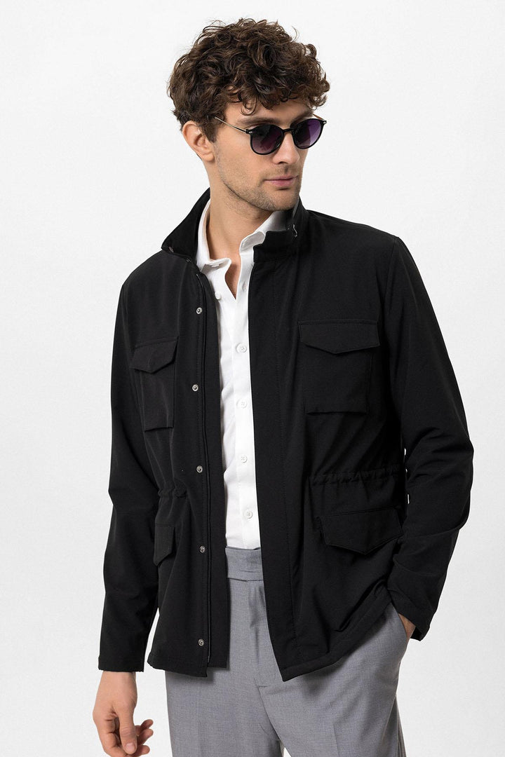 ANT High Collar Safari Men's Coat - New Britain