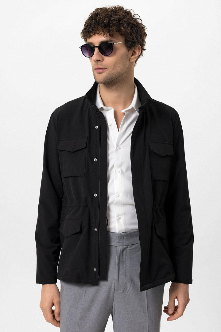 ANT High Collar Safari Men's Coat - New Britain