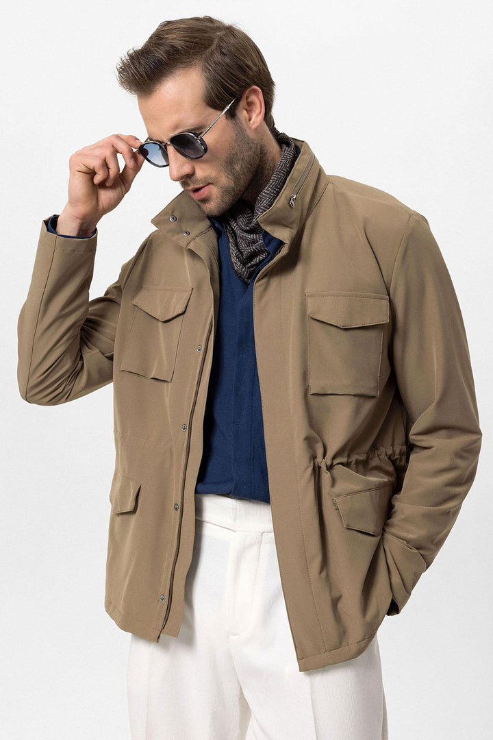 ANT High Collar Safari Men's Coat - Hobart