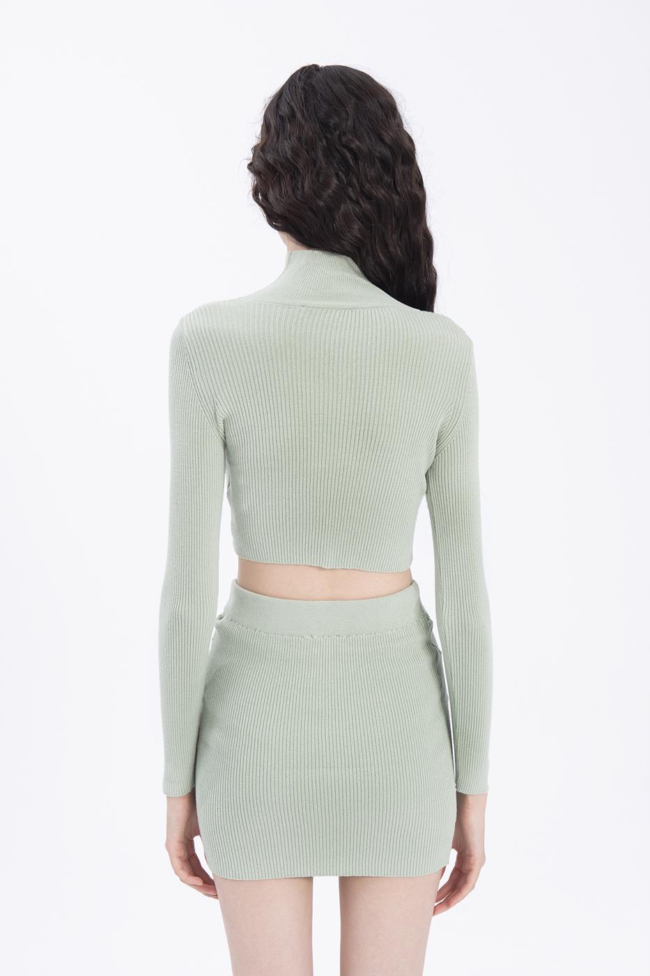 BSL Women High neck knitted blouse - San Buenaventura