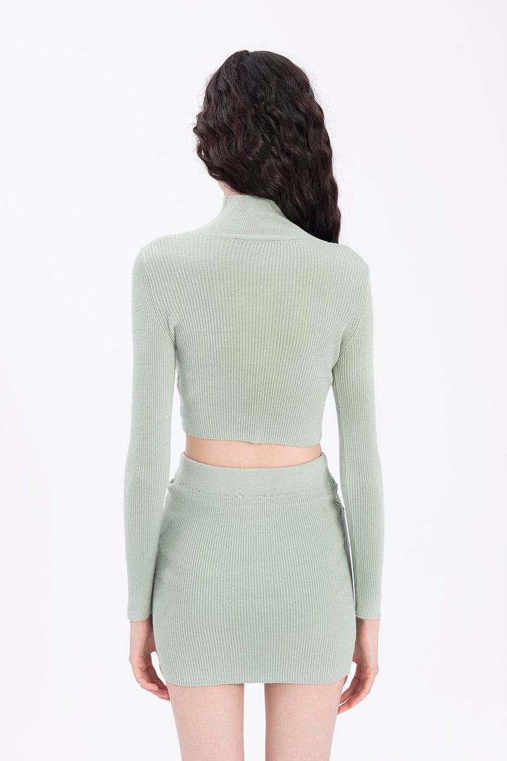 BSL Women High neck knitted blouse - San Buenaventura