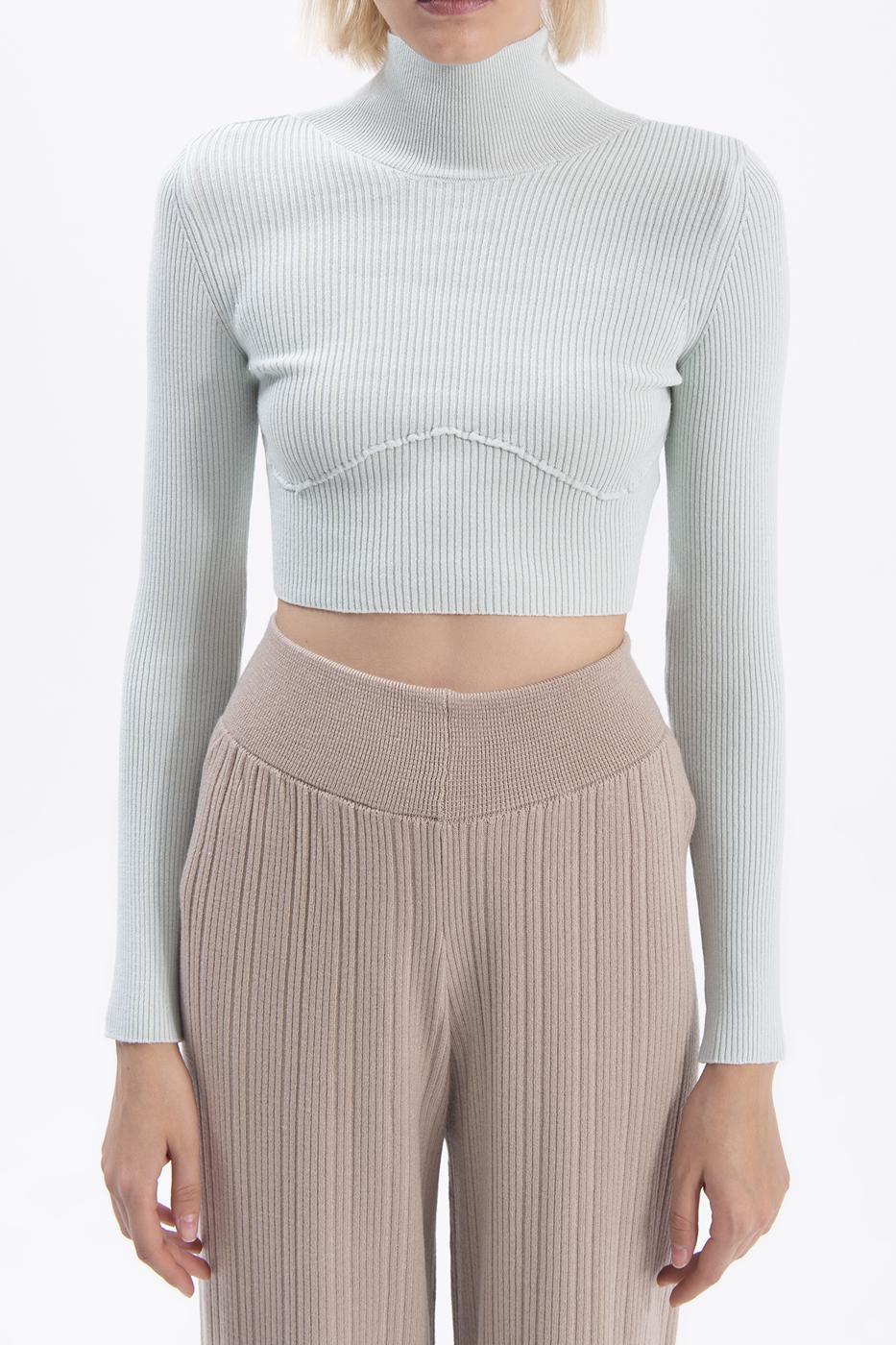 BSL Women High neck knitted blouse - Licata