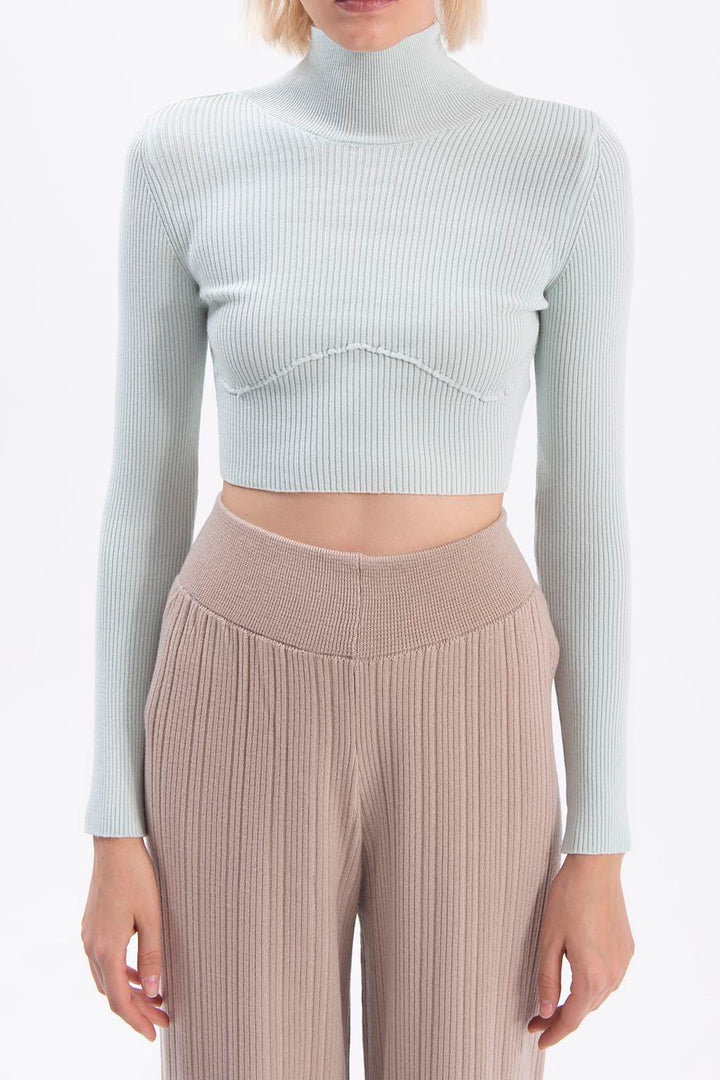 BSL Women High neck knitted blouse - Licata