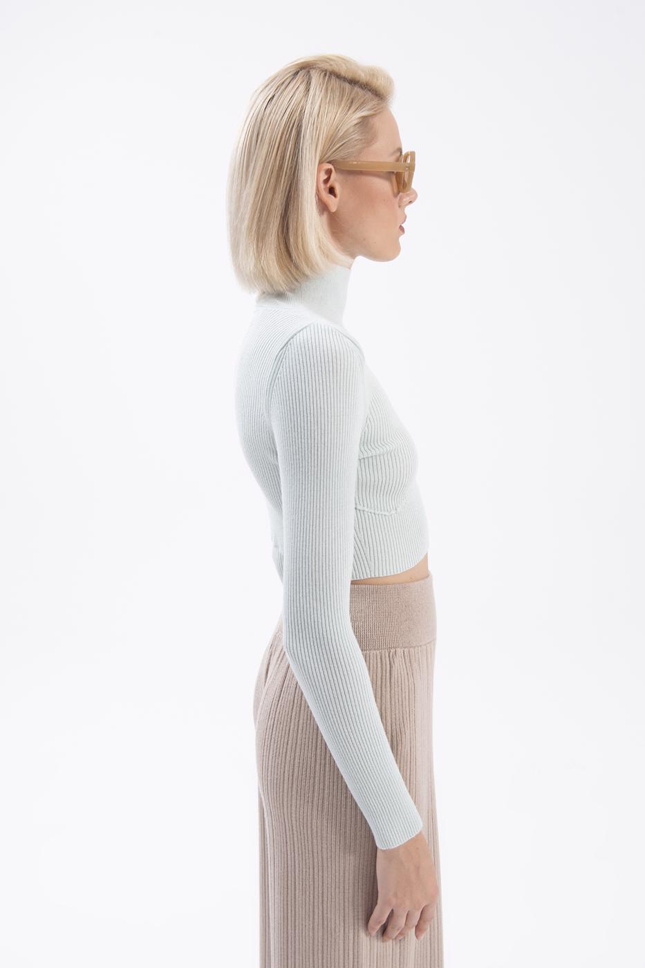 BSL Women High neck knitted blouse - Licata