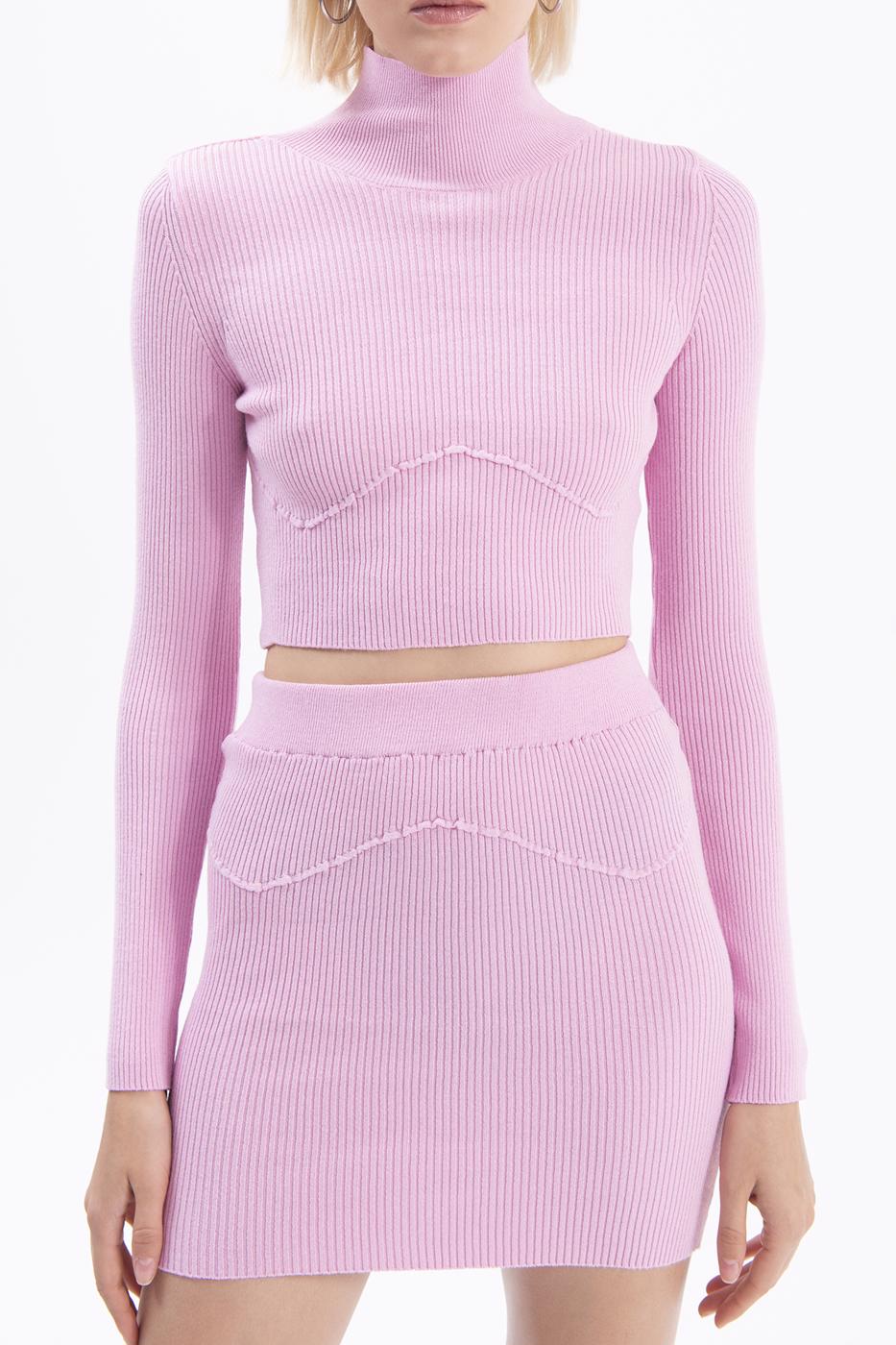 BSL Women High neck knitted blouse - Enerhodar