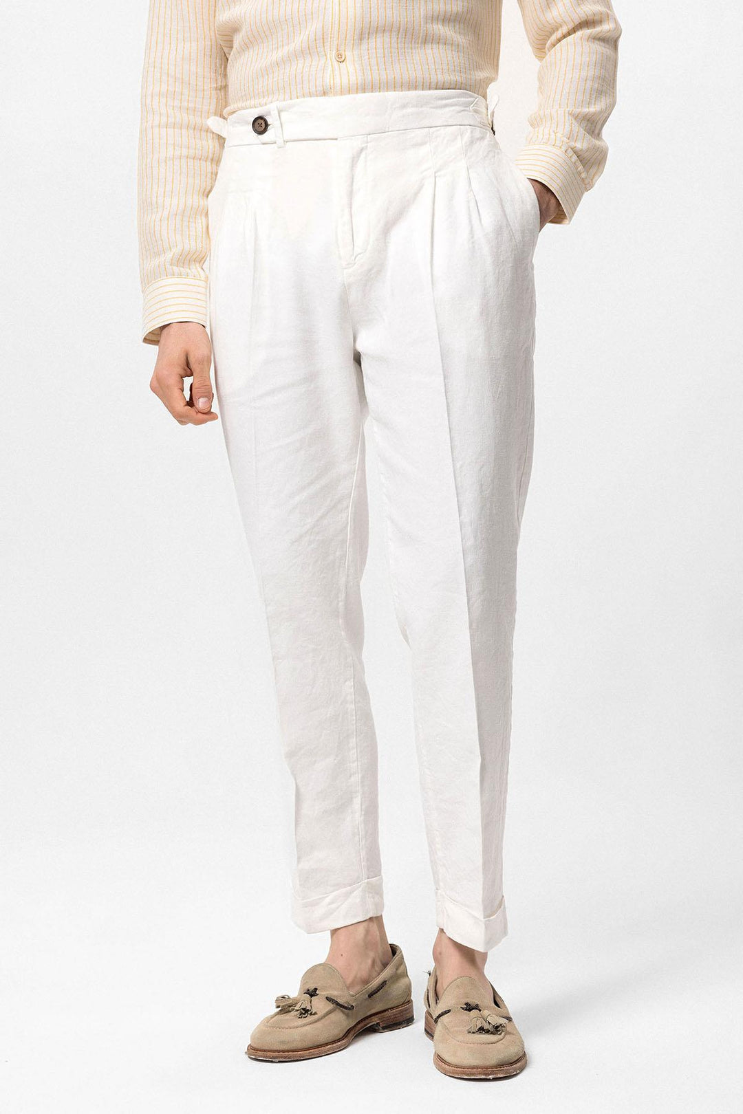 ANT Double Leg High Waist Men's Trousers - Alytus