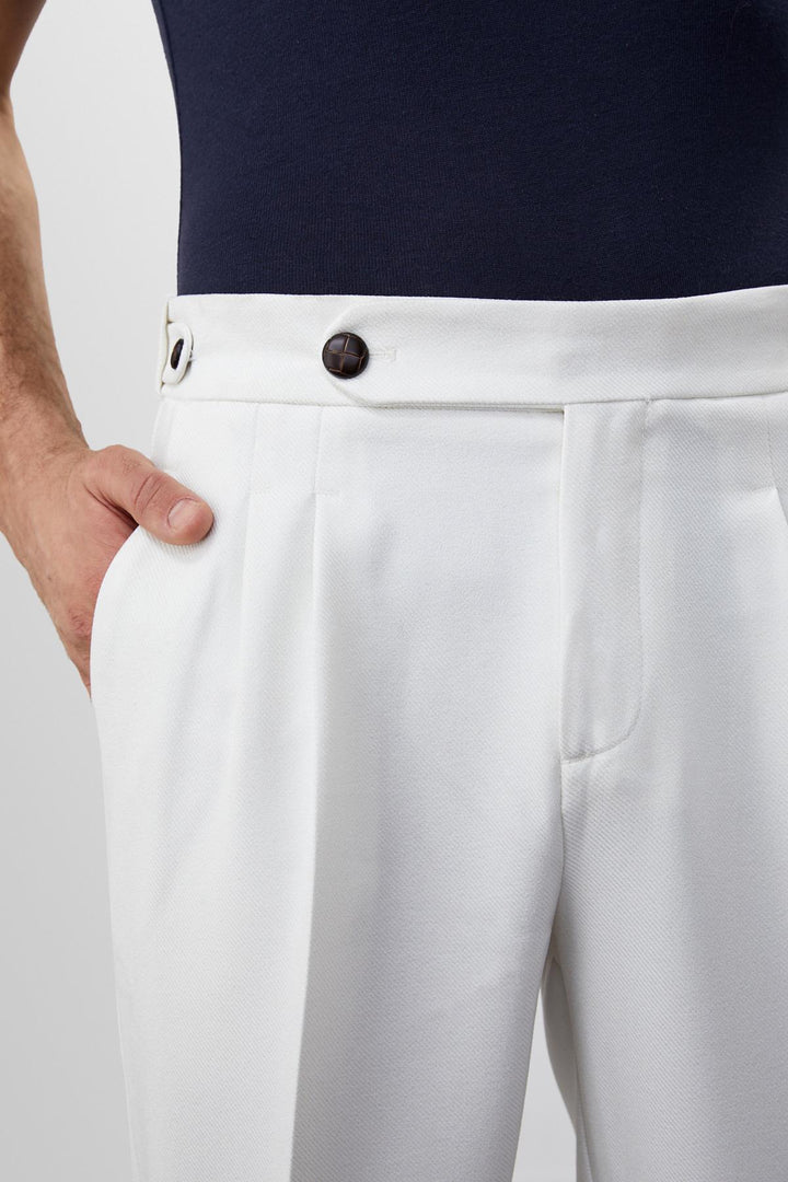 ANT Double Leg High Waist Pleated Men's Trousers - Wilmington