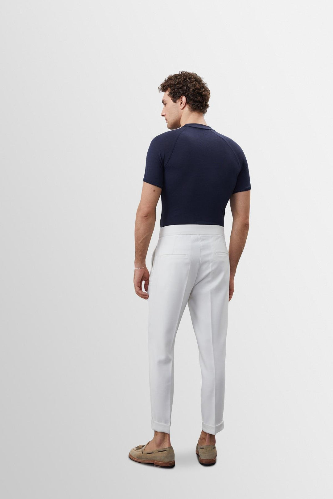 ANT Double Leg High Waist Pleated Men's Trousers - Wilmington