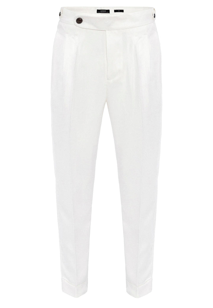 ANT Double Leg High Waist Pleated Men's Trousers - Wilmington