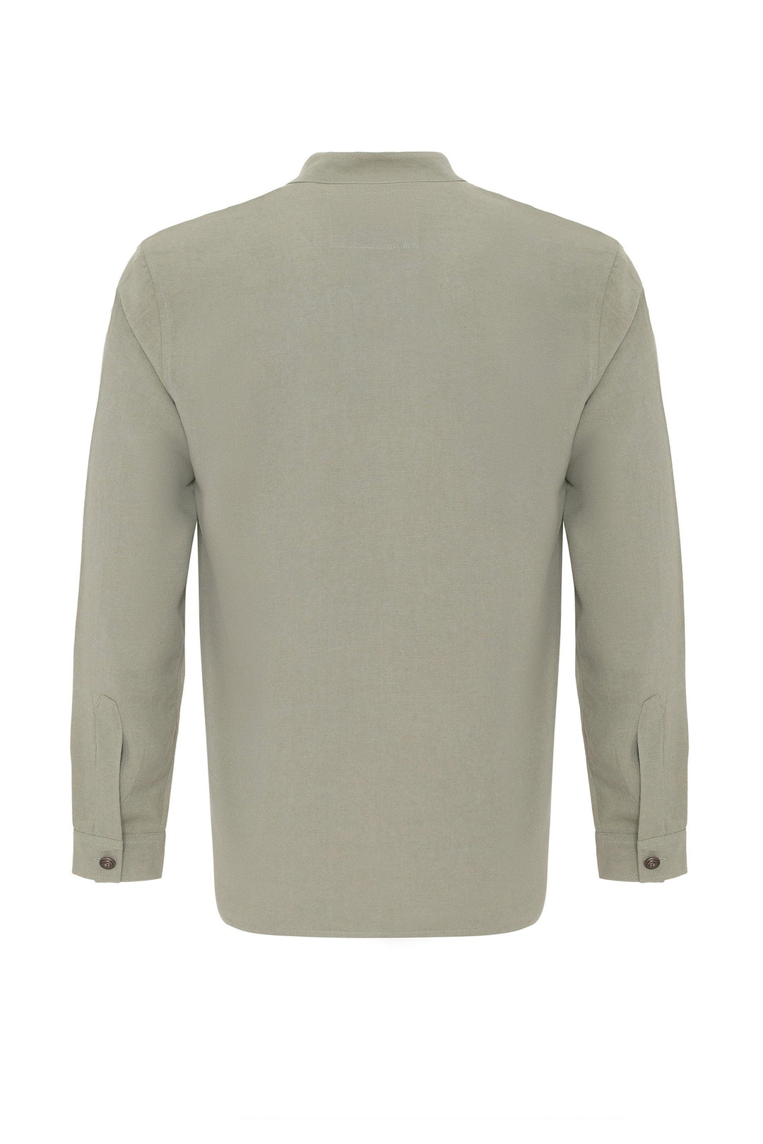 ANT Button Detailed Stand Up Collar Men's Shirt - Yecapixtla