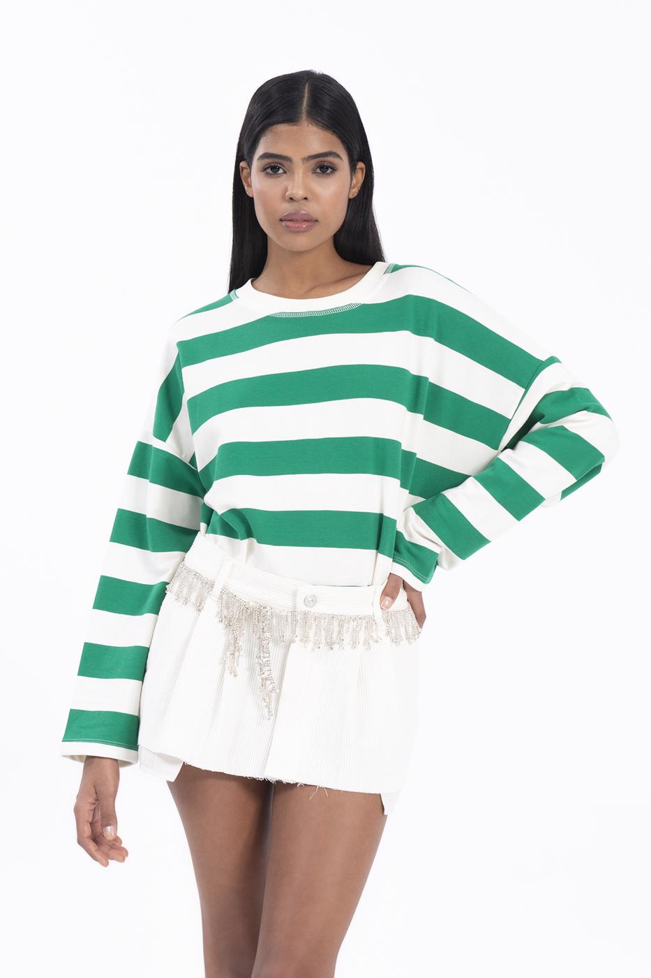 BSL Women Low rise pleated velvet mini skirt - Maarssen