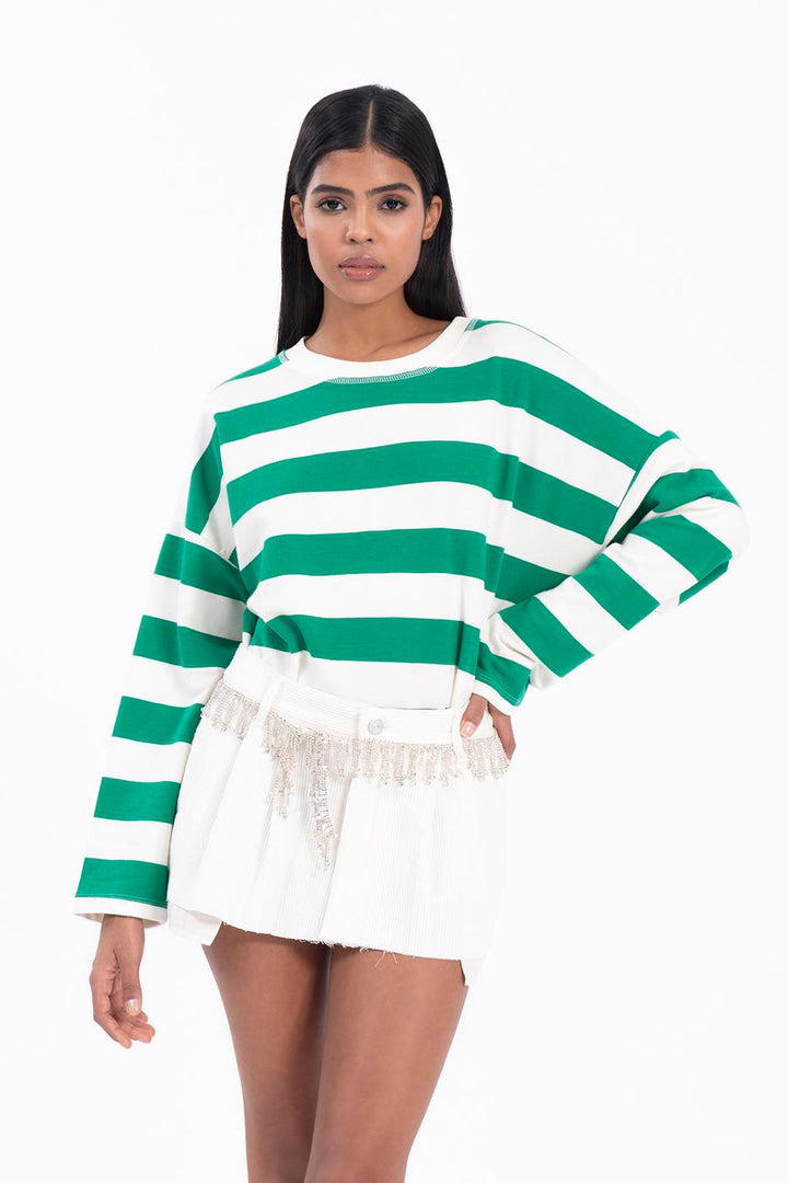 BSL Women Low rise pleated velvet mini skirt - Maarssen