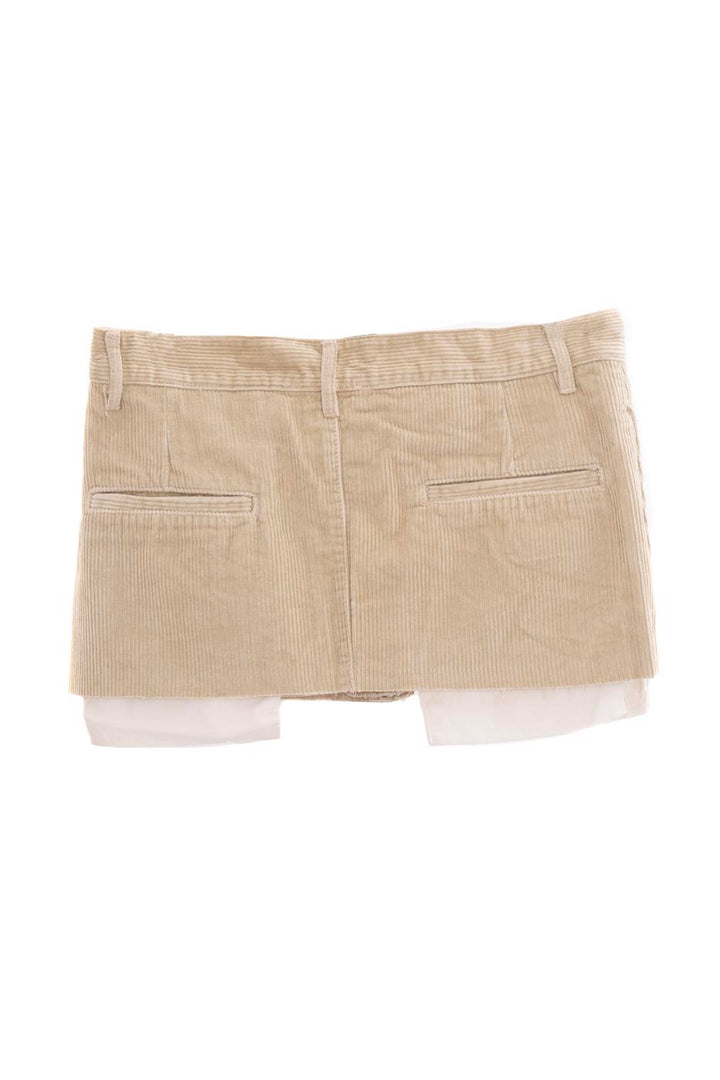 BSL Women Low rise pleated velvet mini skirt - Zapopan