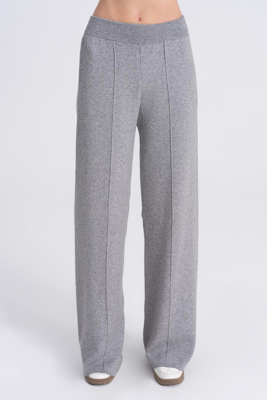 BSL Women Straight Cut Knitwear Trousers - Merano