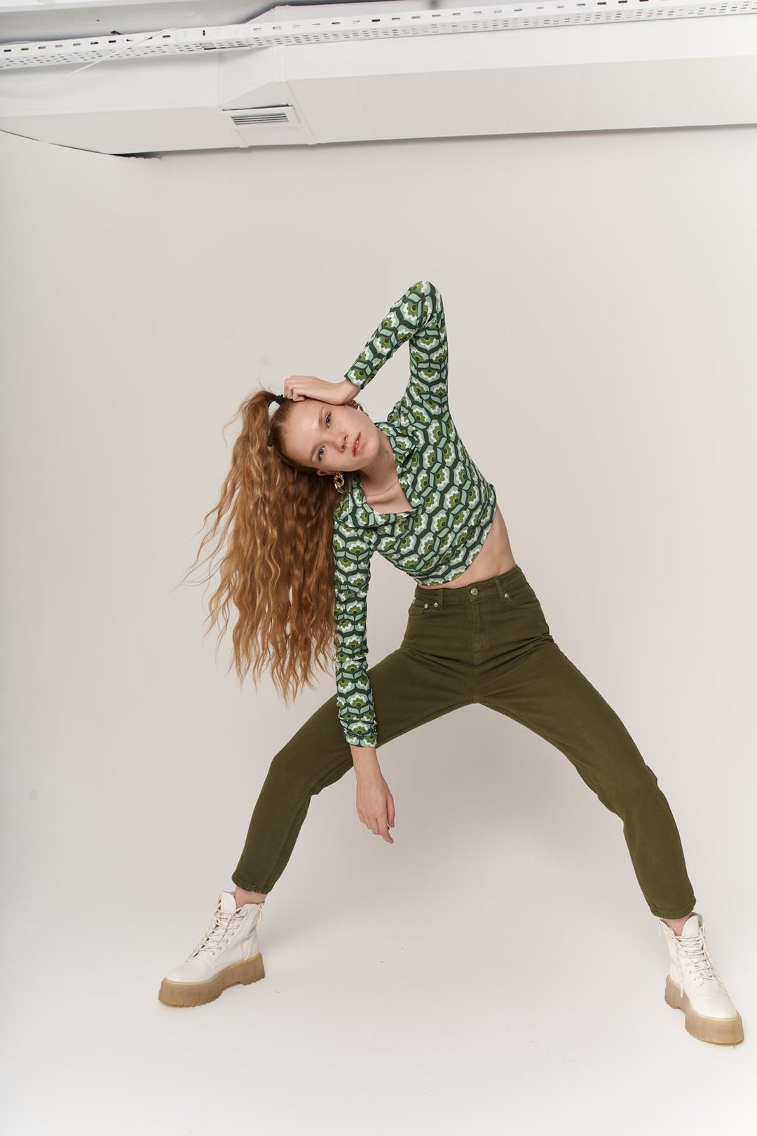 HLLY Women Greeny Blouse Green - Huntington