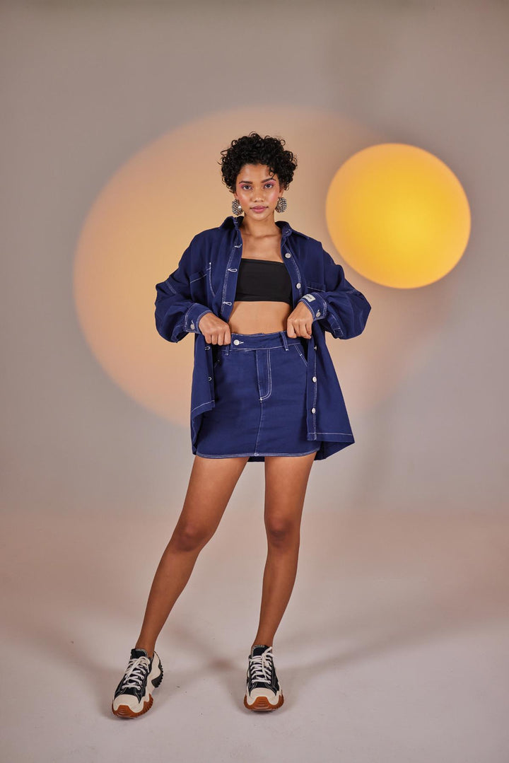 HLLY Women Sofie Skirt Navy - Monroe