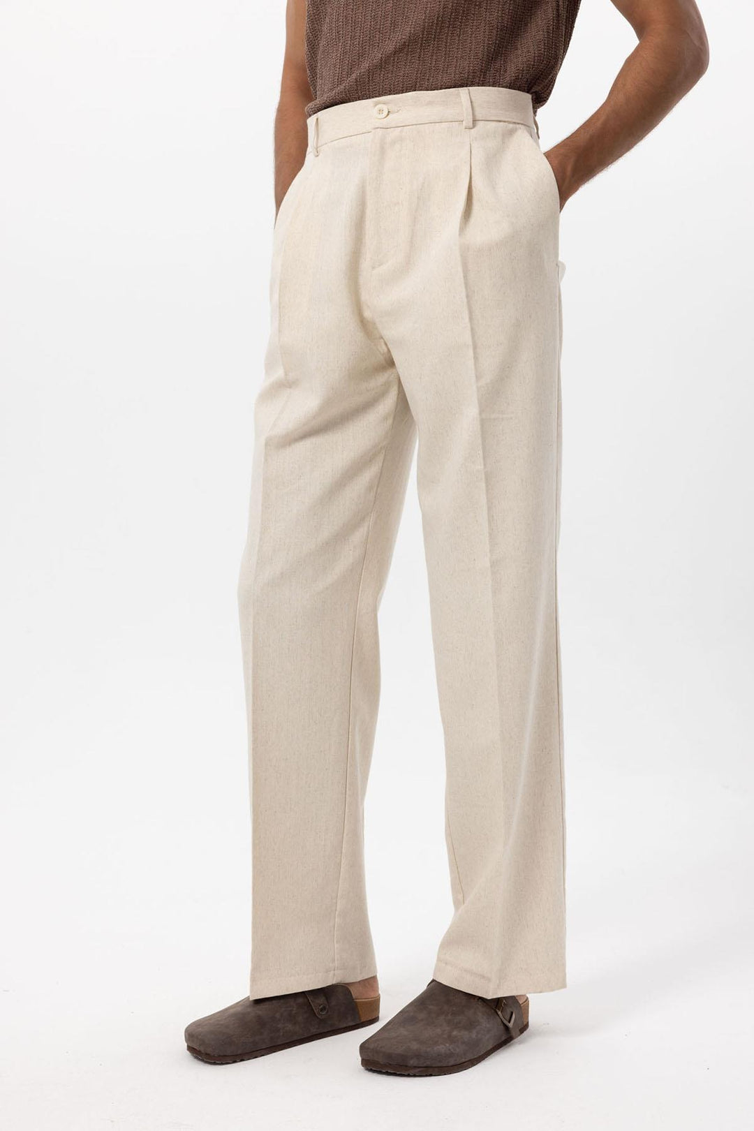 ANT Men's Linen Blend Baggy Pants - Rimouski