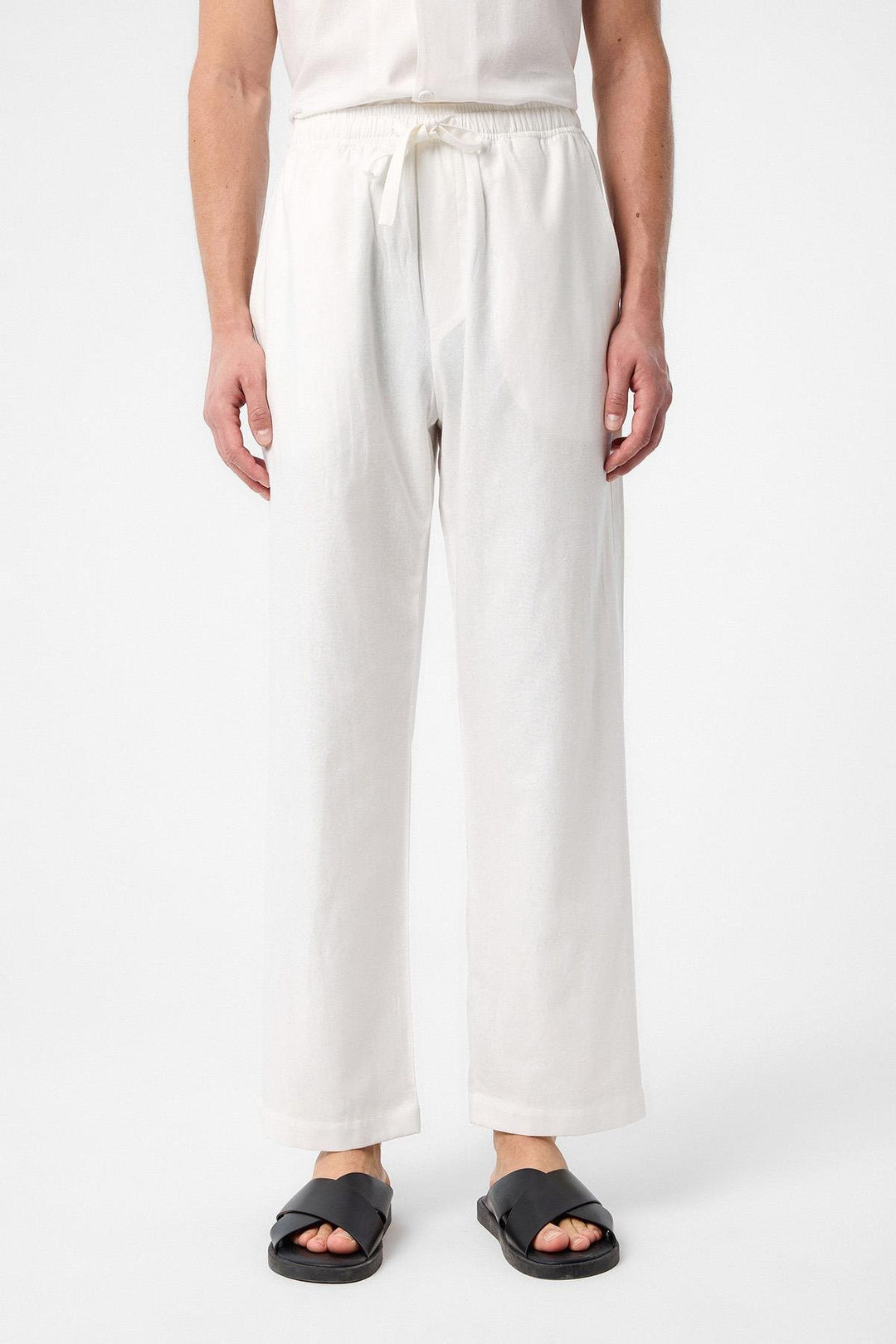 ANT Antioch Ecru Cotton Blend Jogger Men's Pants - Winchester