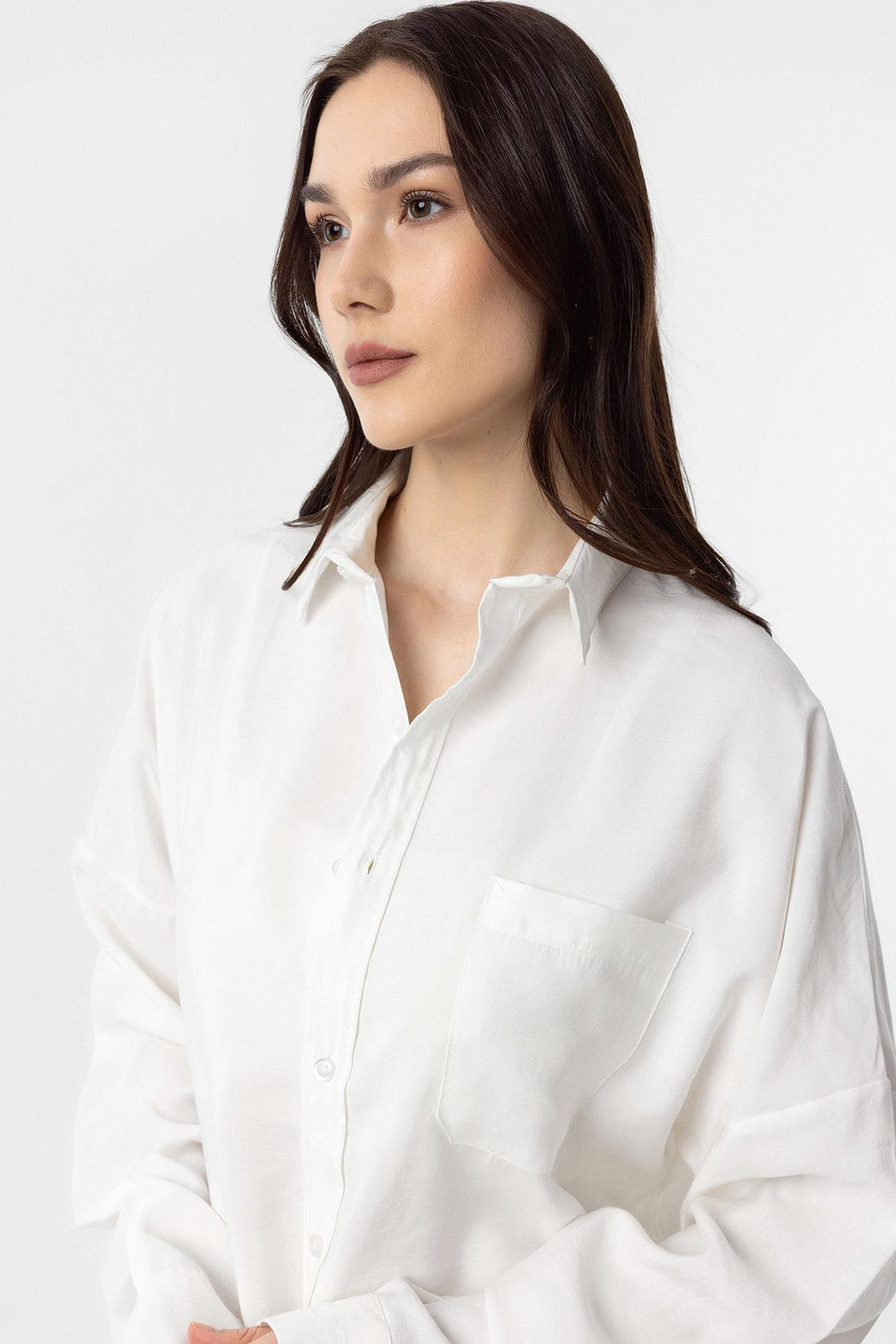 ANT Antioch Ecru Modal Women's Shirt Pants Suit - Altoona