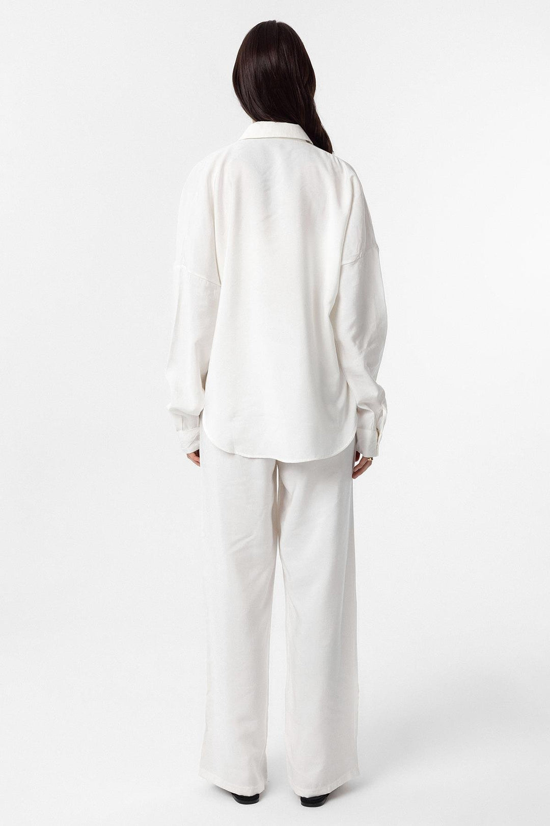 ANT Antioch Ecru Modal Women's Shirt Pants Suit - Altoona