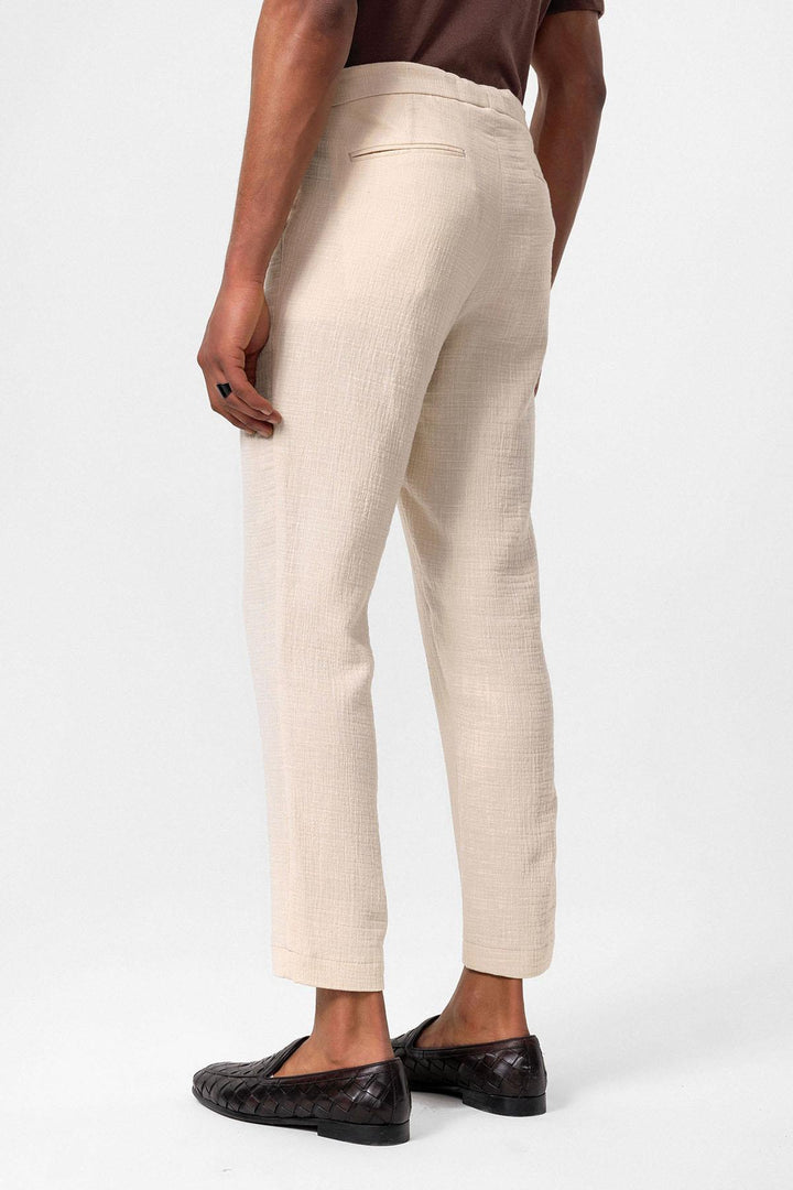 ANT Regular Fit Men's Trousers with Drawstring Waist - Acerra