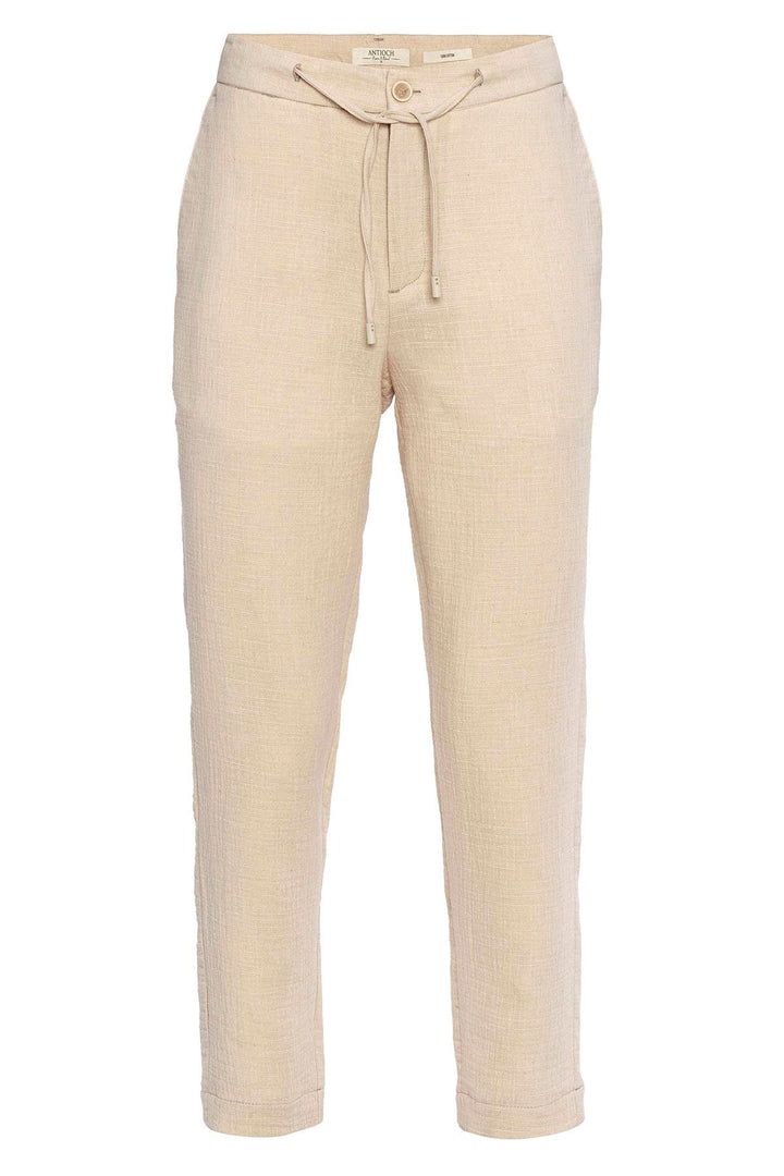 ANT Regular Fit Men's Trousers with Drawstring Waist - Acerra