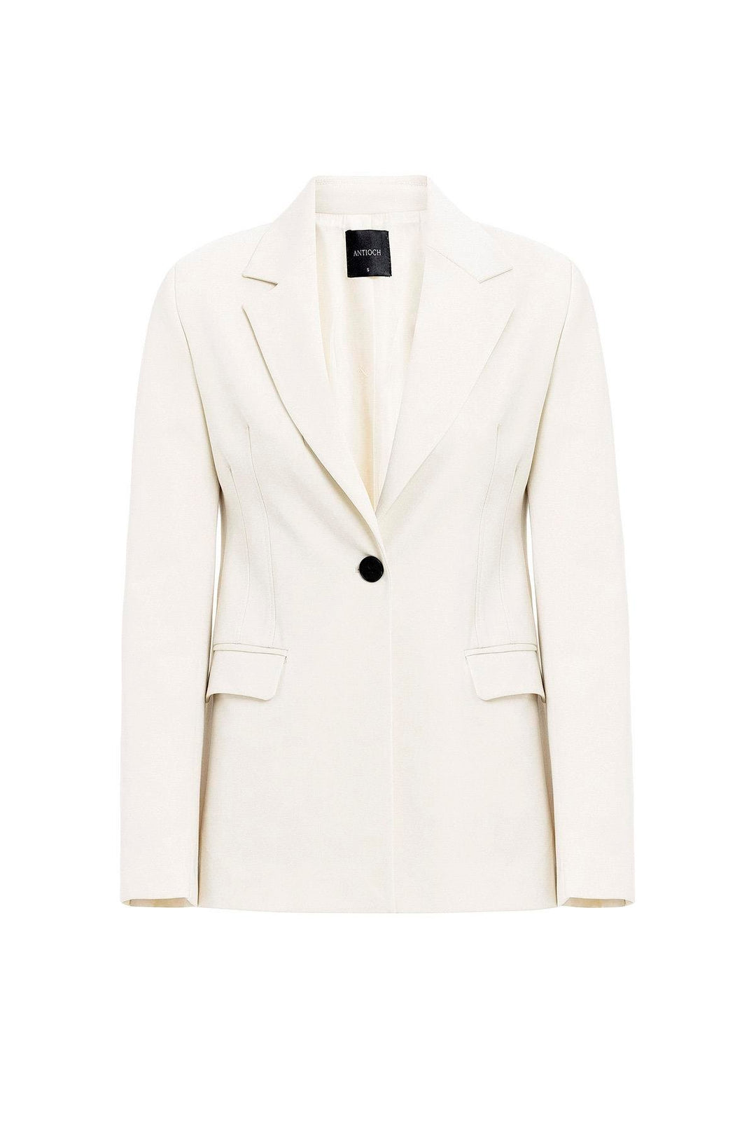 ANT Antioch Ecru Woman Blazer Jacket Sitting on the Body - Portsmouth
