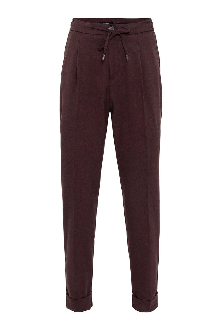 ANT Elastic Waist Pleated Men's Trousers - Dothan