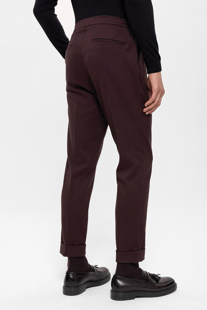 ANT Elastic Waist Pleated Men's Trousers - Dothan