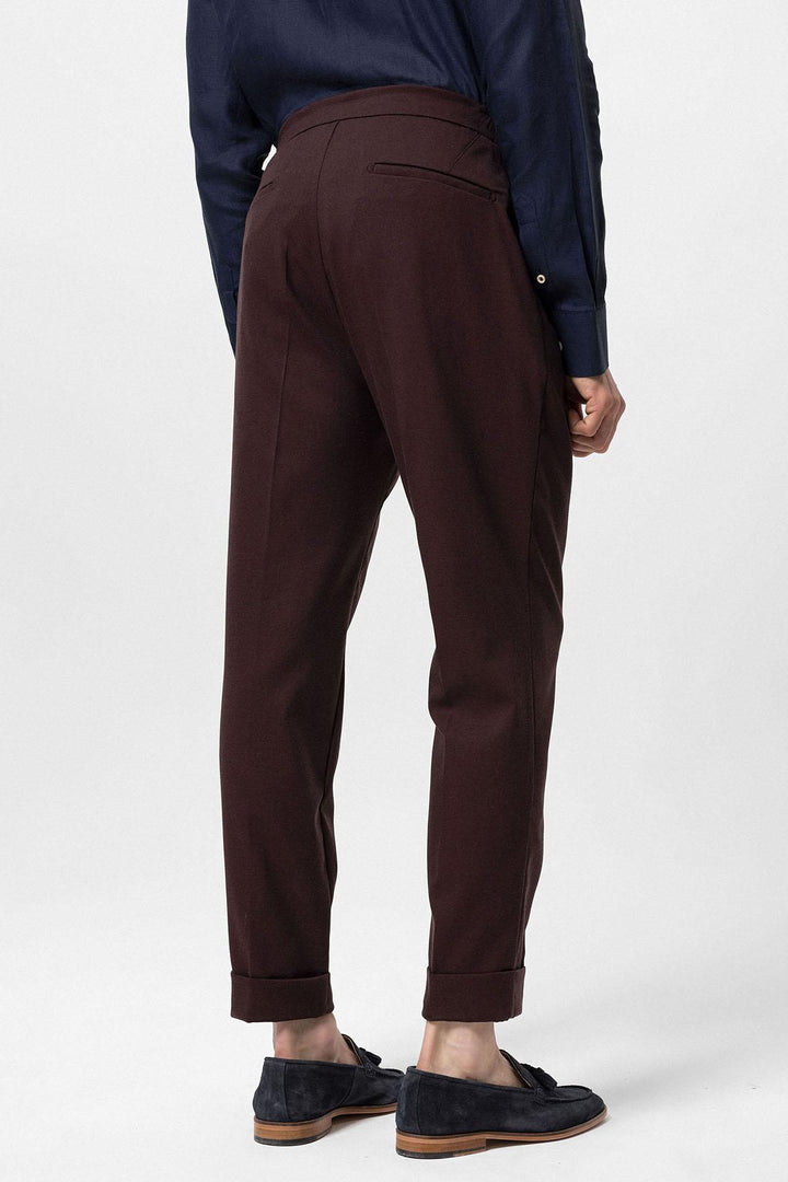 ANT Elastic Waist Pleated Men's Trousers - Dothan