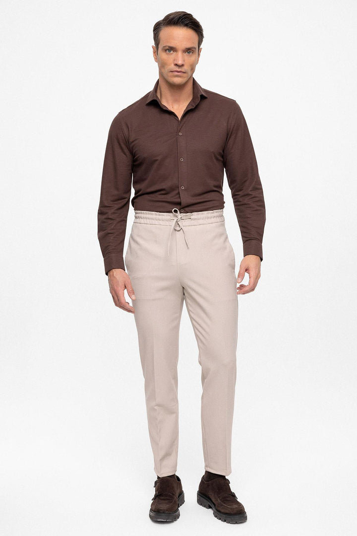 ANT Elastic High Waist Men's Trousers - Kharkiv