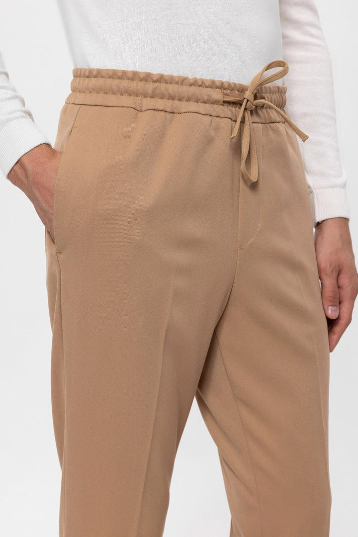 ANT Elastic High Waist Men's Trousers - Paisley