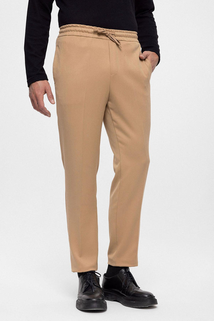 ANT Elastic High Waist Men's Trousers - Paisley