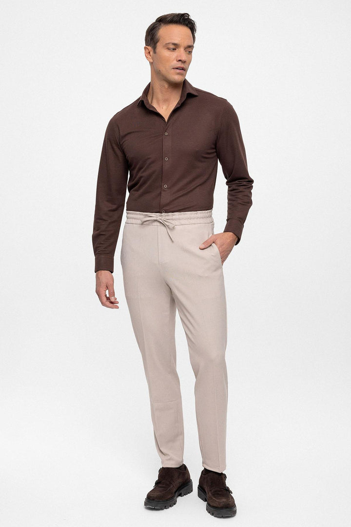 ANT Elastic High Waist Men's Trousers - Kharkiv