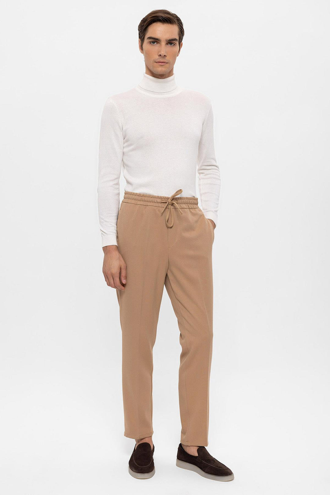 ANT Elastic High Waist Men's Trousers - Paisley