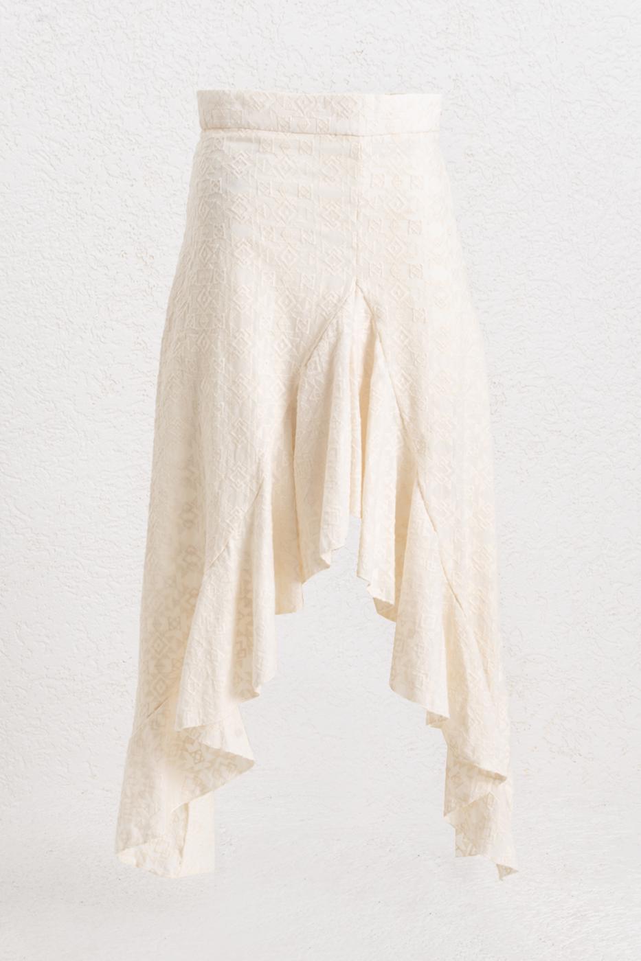BSL Women Ruffled Midi Skirt - Stockport