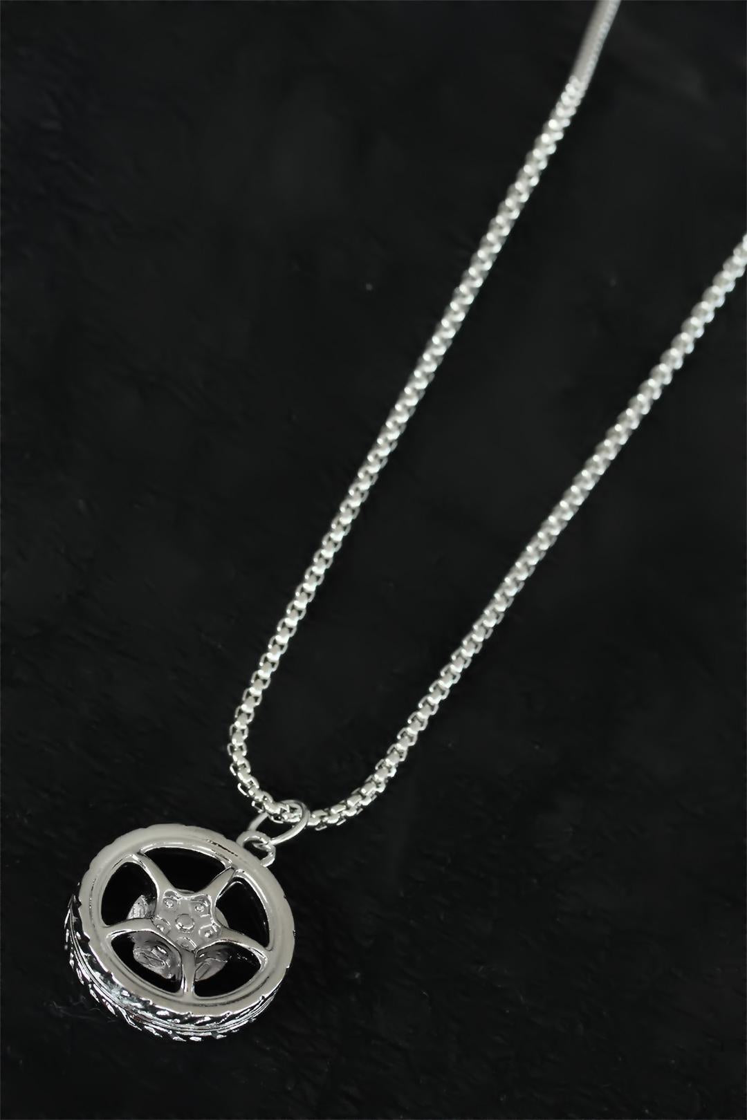 EBJ Medusa Design Silver Color Chain Men's Necklace - San Felipe del Progreso